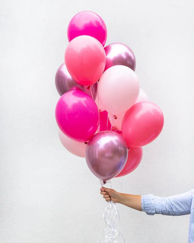 Pink balloons