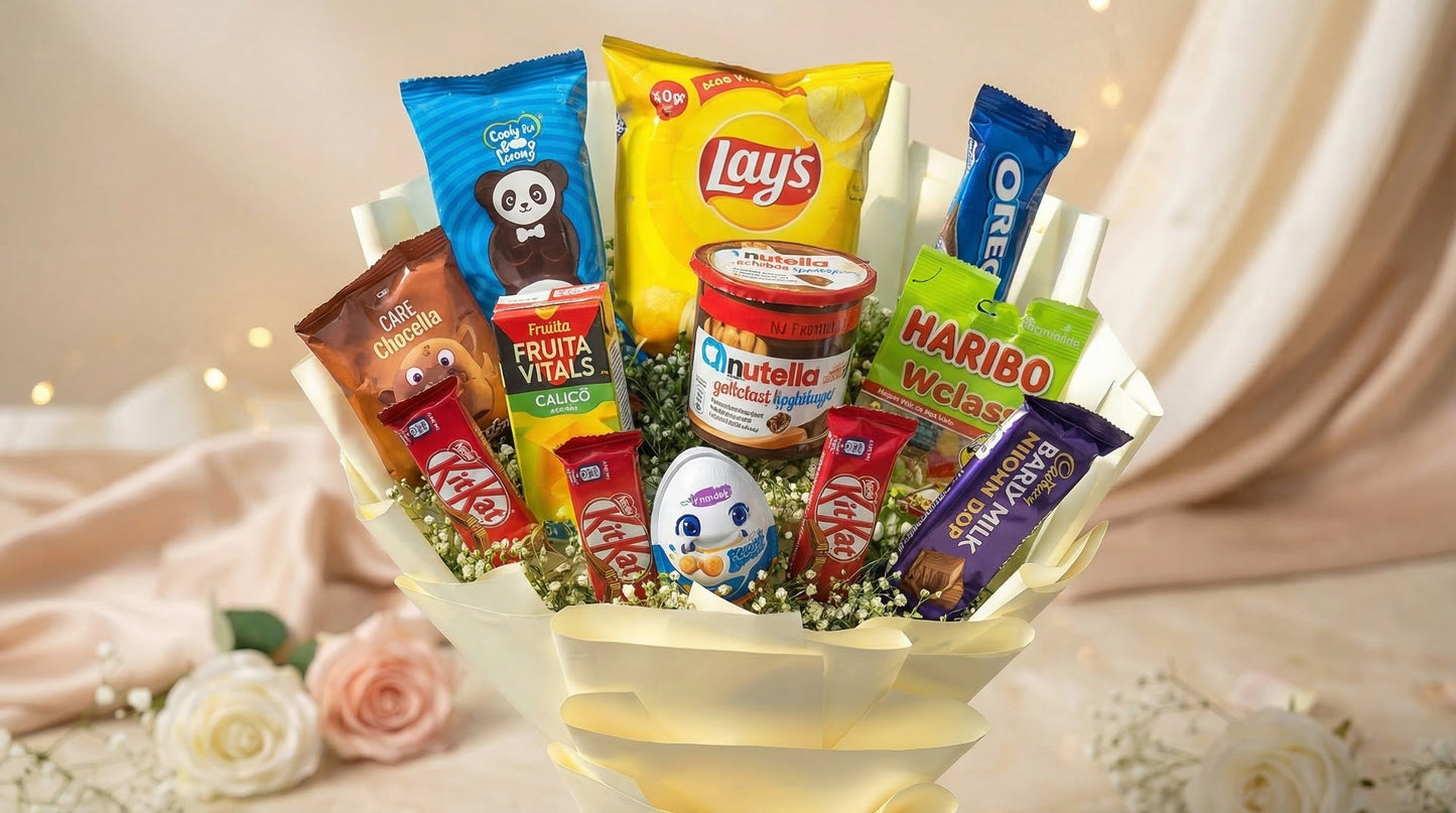 Little Eid Treats Hamper Detail – Fun Eid Gift Basket for Children | Boutique de Fleurs Lahore Pakistan