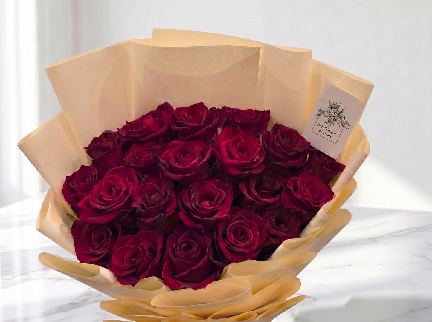 Classic Romance 20 Red Roses Bouquet | flower delivery Lahore — image 2/2