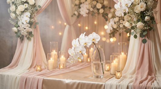 Luxury wedding floral installation — Boutique de Fleurs Lahore