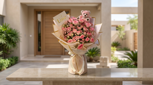 Flower delivery courier in DHA Lahore — Boutique de Fleurs