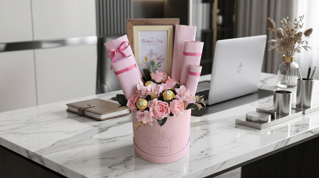 Corporate gift bouquet for business partner — Boutique de Fleurs Lahore