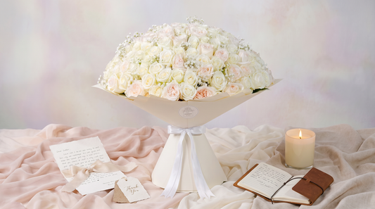 Same-day flower delivery rider in Lahore — Boutique de Fleurs