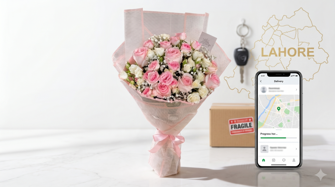 Same-day flower delivery logistics — Boutique de Fleurs Lahore