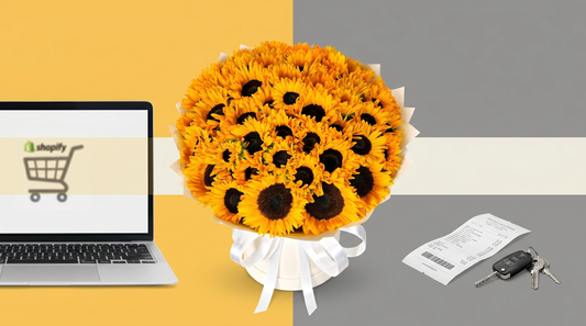Minimal luxury bouquet design — Boutique de Fleurs Lahore