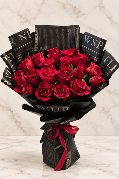 Classic Romance — 20 Red Roses Bouquet