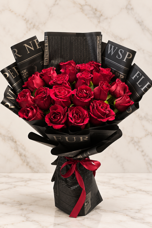 Classic Romance — 20 Red Roses Bouquet