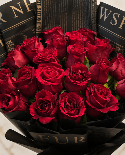 Classic Romance — 20 Red Roses Bouquet