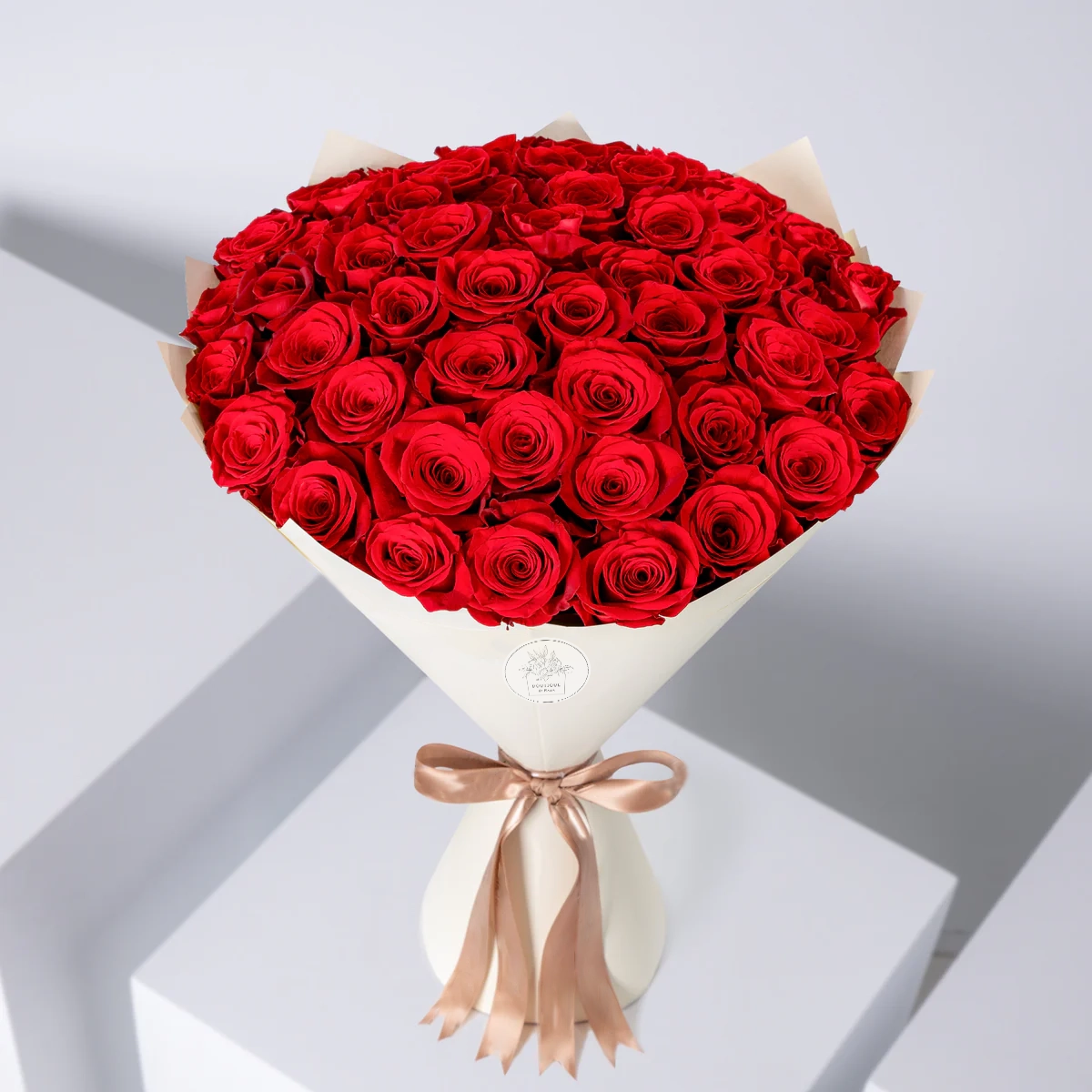 50 red roses