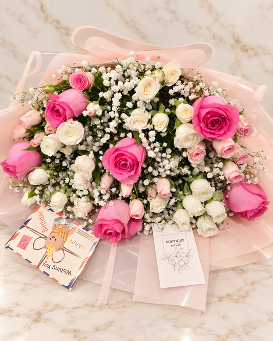 50 Pink Roses