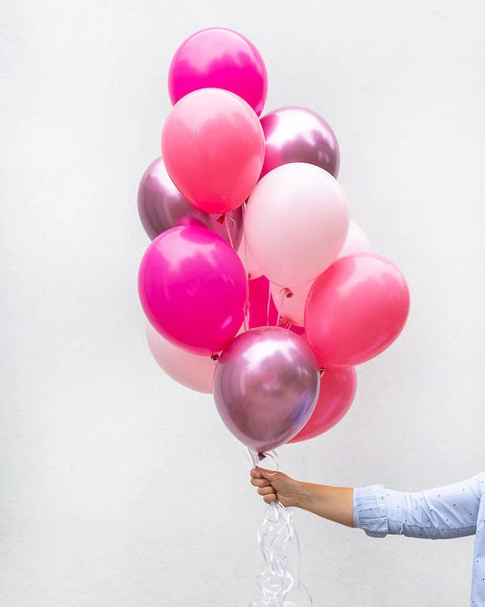 Pink balloons