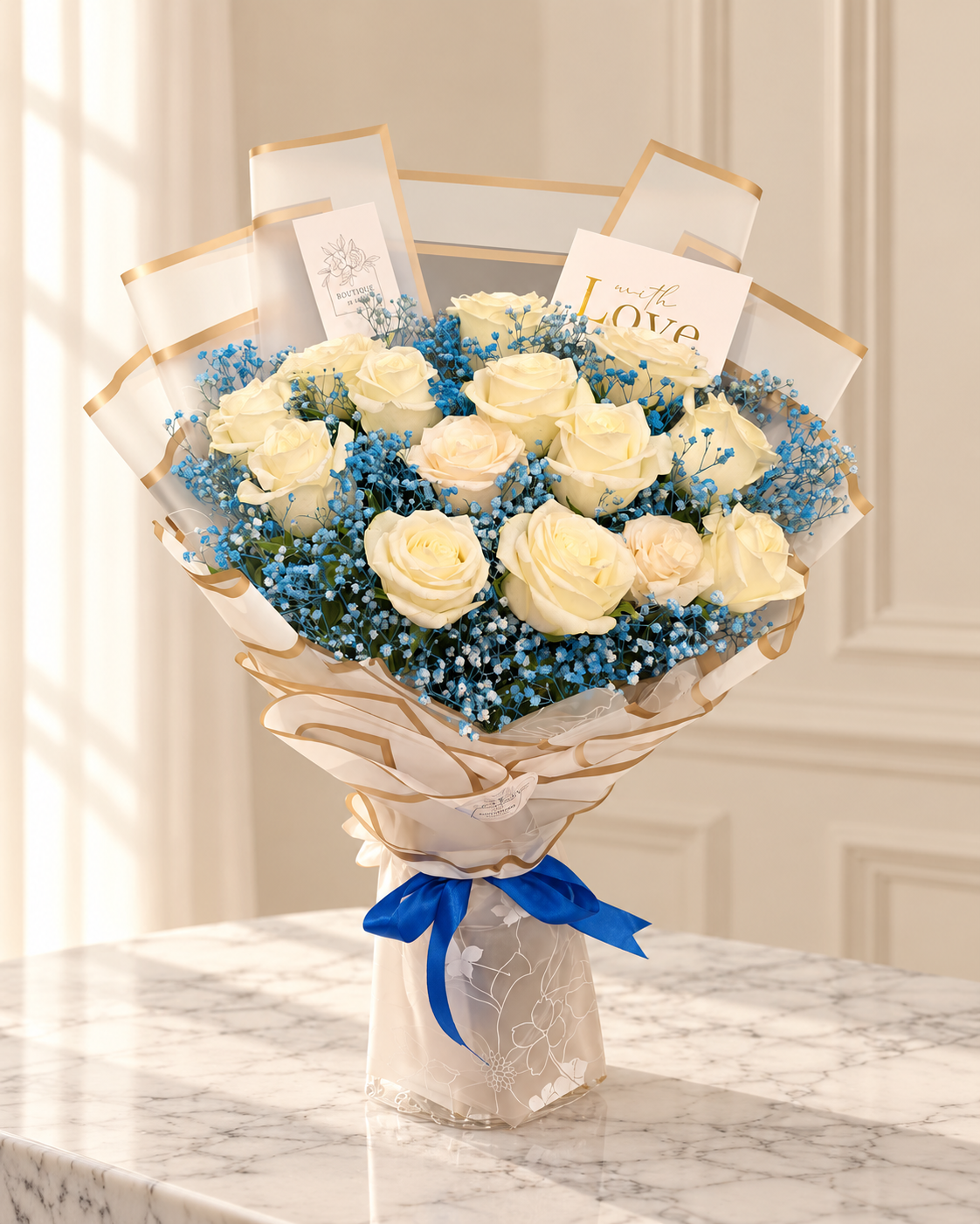 Blue Whisper Bouquet