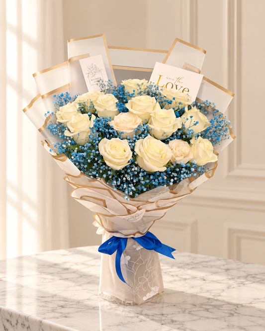 Blue Whisper Bouquet