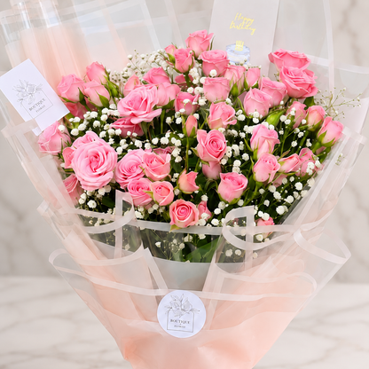 Blush Rose Bloom Bouquet