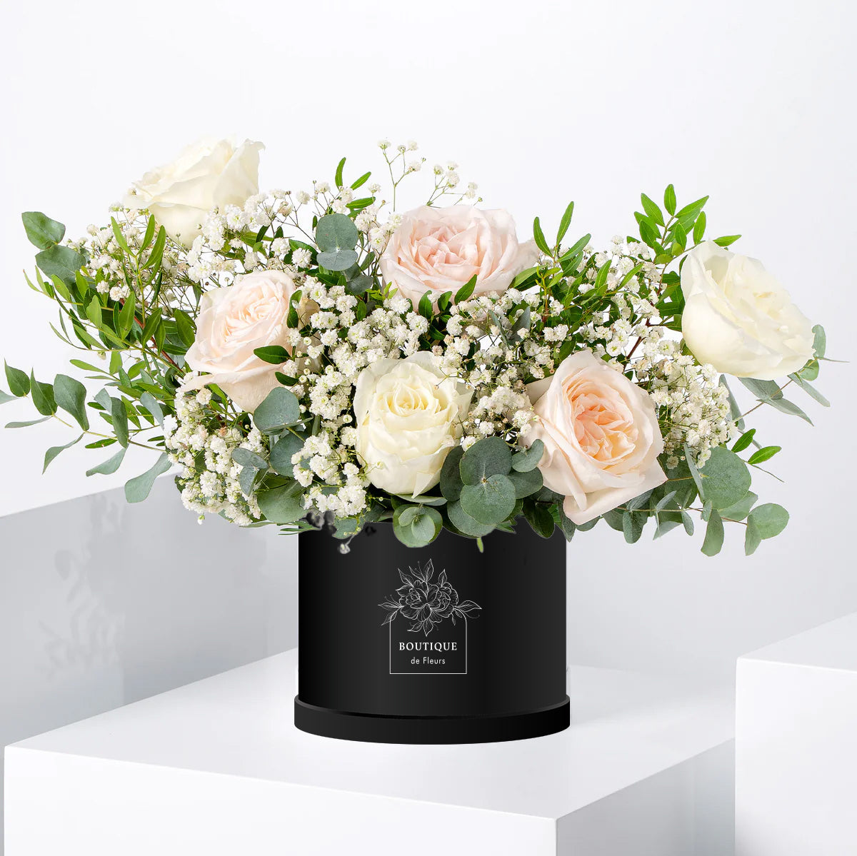 Petite Ivory Grace Hatbox