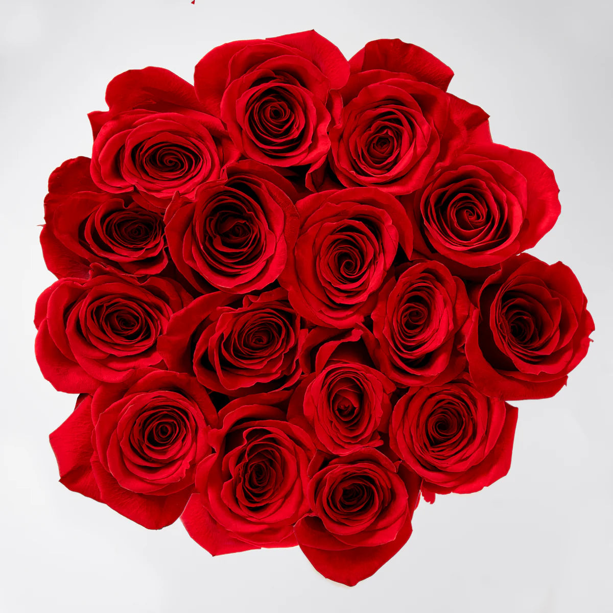 Crimson Amour luxury hatbox with fresh red roses, available for flower delivery in Lahore