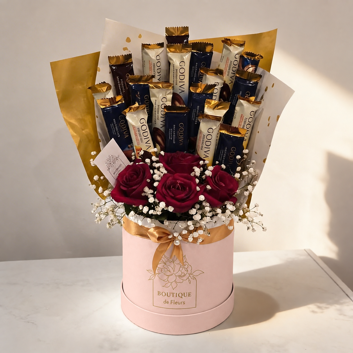 Crimson Indulgence Hatbox