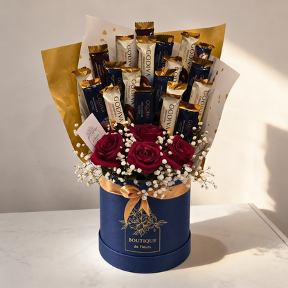 Crimson Indulgence Hatbox