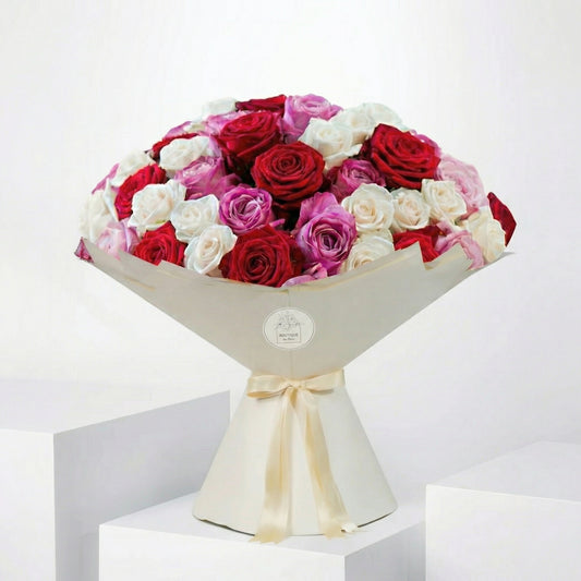 Velvet Blush Trio | flower delivery Lahore — image 1/2