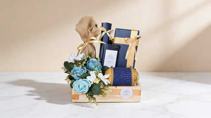 Sapphire Moon Eid Hamper – Elegant Festive Eid Gift with Indulgent Treats | Boutique de Fleurs Lahore Pakistan