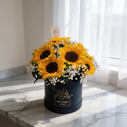 Golden Hour Sunflower Box