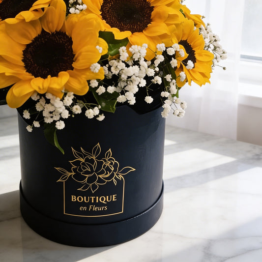 Golden Hour Sunflower Box