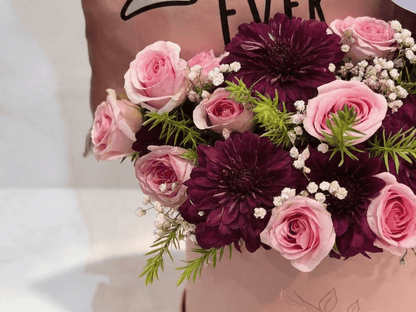 Mother's Love Gift Box Detail – Heartfelt Mother's Day Floral Gift | Boutique de Fleurs Lahore Pakistan