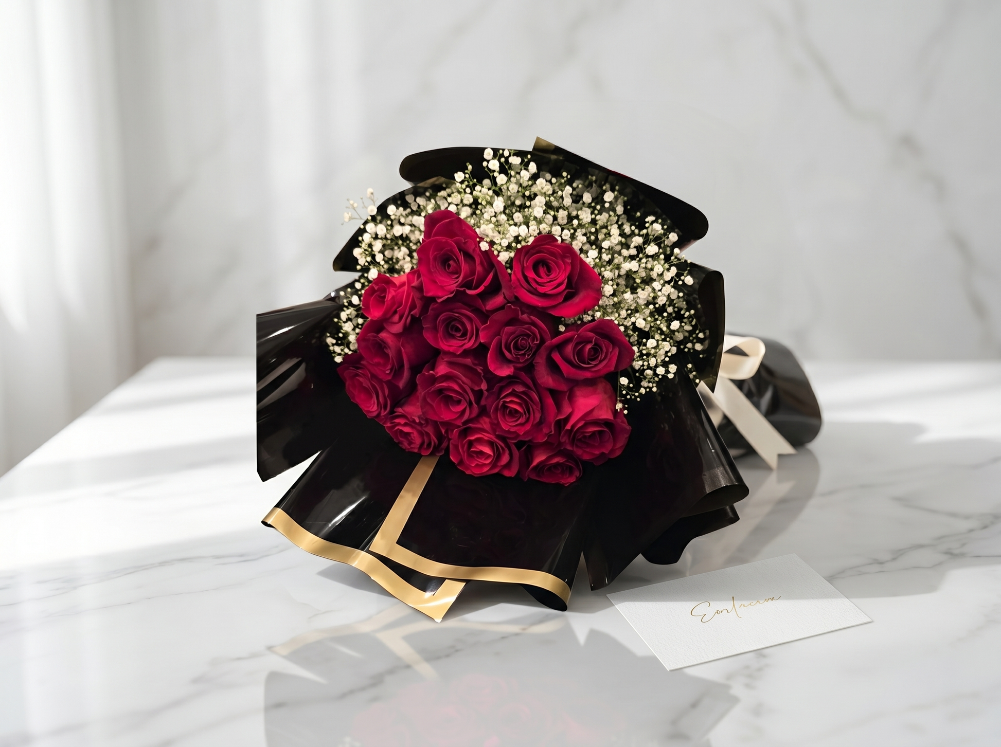 Velvet Charm Bouquet — rose bouquet | flower delivery Lahore — image 1/2